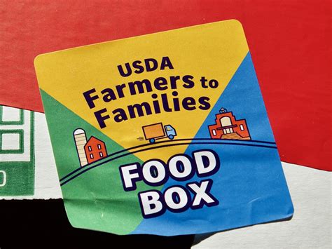 usda farmers to families box